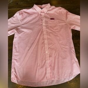 Cutter & Buck Classic Ole Miss Red Button Down Shirt